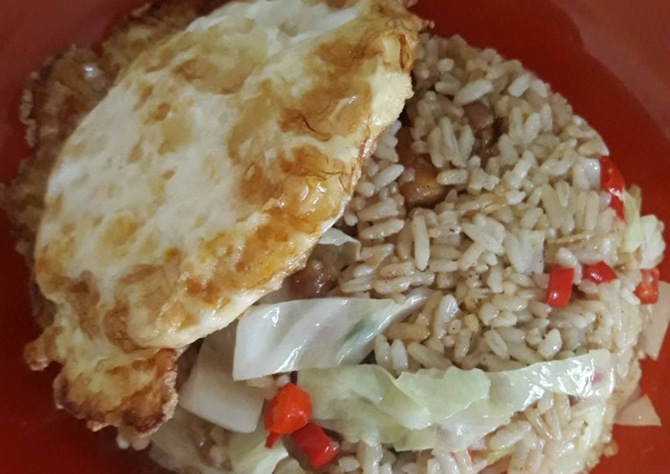 Nasi Goreng Kulit Ayam Kol