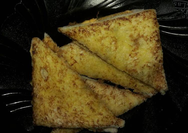 Roti Bakar Abon Telor