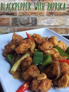 Foto resep Chicken blackpapper with Paprika