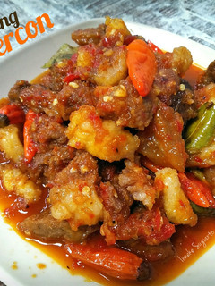 Foto resep 15. Oseng Mercon
