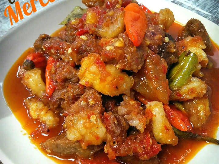 Langkah Mudah untuk Menyiapkan Resep 15. Oseng Mercon yang Sempurna