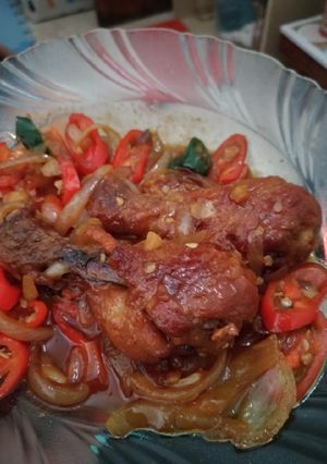 Foto resep Ayam goreng saus mentega