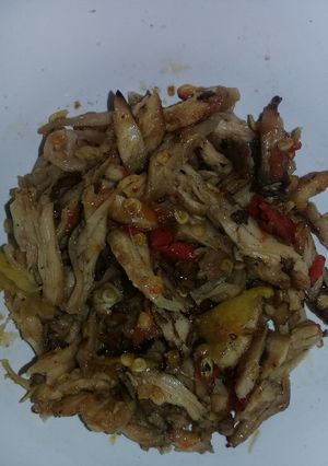 Foto resep Ayam suwir mercon