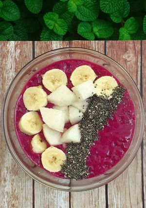 Foto resep Dragon Fruit Smoothie Bowl