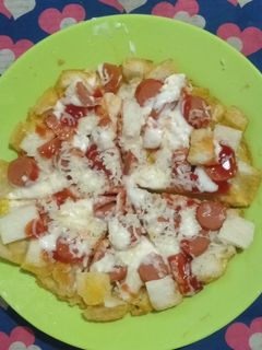 Foto resep Pizza telur roti tawar