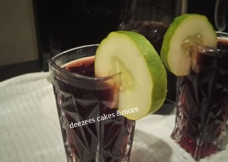 Recipe of Quick Hibiscus tiara drink | Quick Recipe For Kids