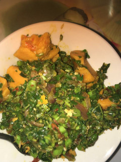 A picture of Moimoi with vegetables.