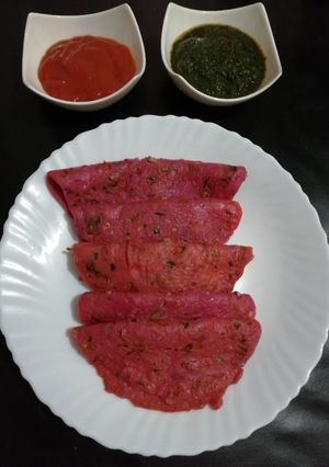 A picture of Semolina chila.