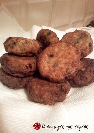 A picture of Juicy keftedakia.