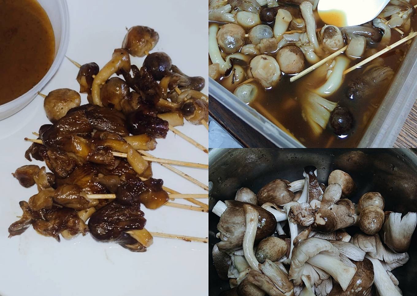 Sate jamur sawit (merang) 🍄