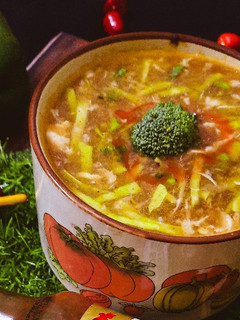 A picture of Hot & Sour Soup.