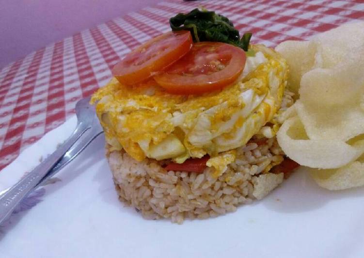 Omerice-omelette and rice