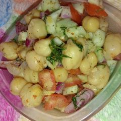 White Chana Chaat A picture of White Chana Chaat.