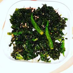 A picture of Methi sabzi.