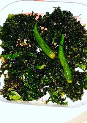 A picture of Methi sabzi.