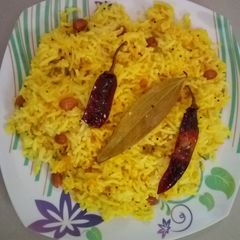 A picture of Lemon Rice.