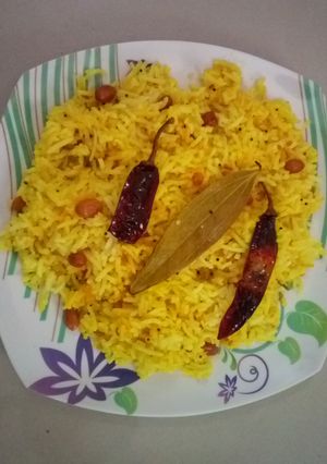 A picture of Lemon Rice.