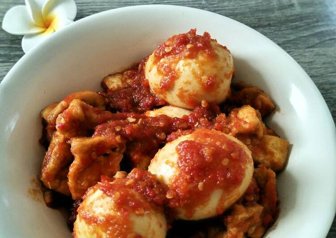 Ini dia! Bagaimana cara membuat Tahu Telur Bumbu Bali yang nagih banget