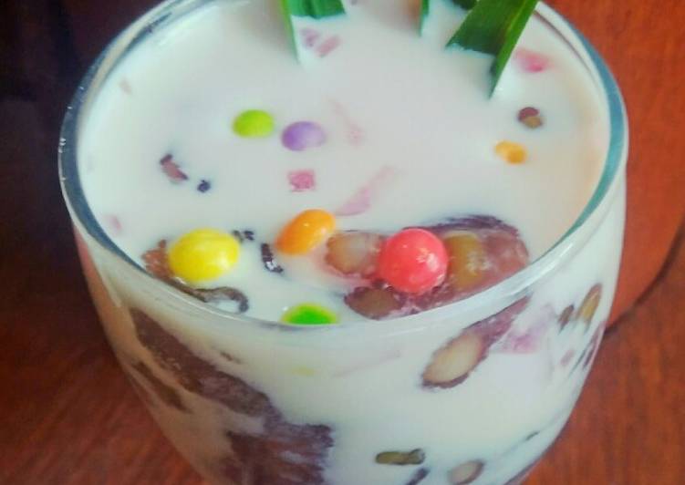 Bubur Kacang Ijo Tabur Choco Chip Pelangi