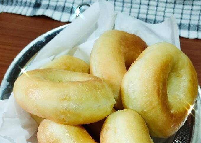 Panduan Memasak Resep Donat empuk cuma 10menit menguleni