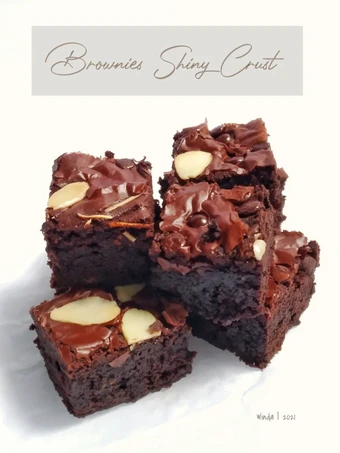 Cara Gampang Membuat Resep Brownies Shiny Crust yang Menggugah Selera Anti Ribet, Sempurna