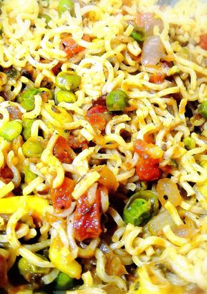A picture of Recipe of masala Maggi.