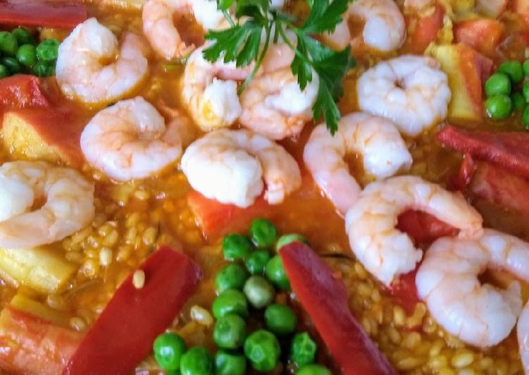 Arroz marinero (paella exprés)