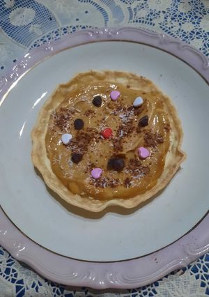 Una foto de Tarteletas con crema de chocotorta