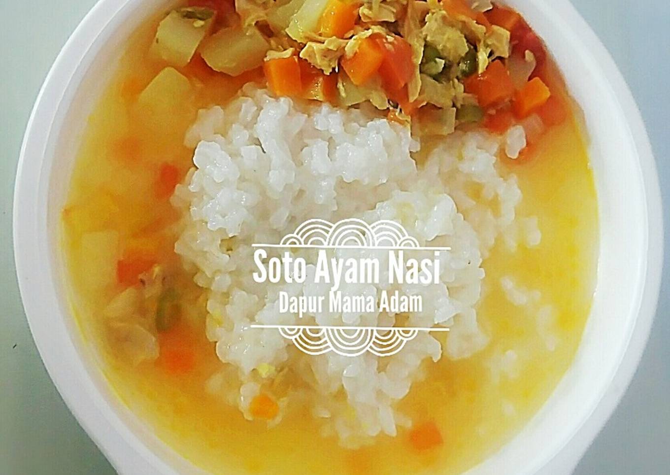 [MPASI 11 M+] Soto Ayam Kampung + Nasi