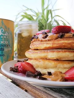 Une photo de Fluffy pancakes