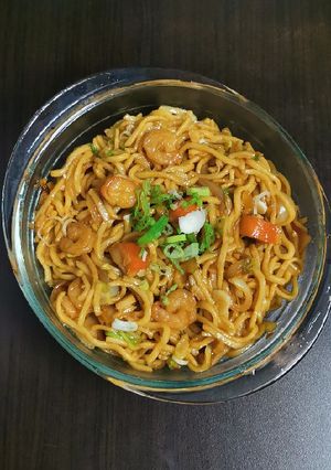 Foto resep Seafood Yaki Udon hachi hachi