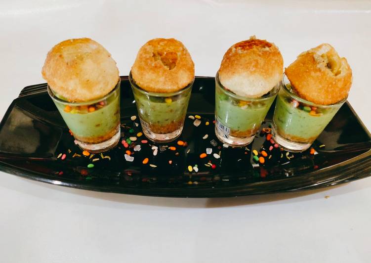 Step-by-Step Guide to Make Favorite Golgappa paan cheese cake shots