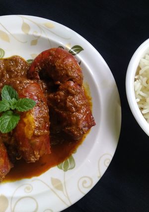 মশালেদার চিংড়ি(Masaledar chingri recipe in Bengali) রেসিপির প্রধান ছবি