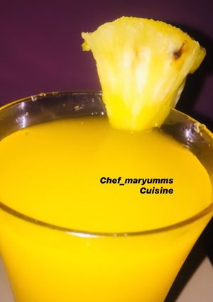 A picture of Orange+pineapple shake by Chef_Maryumms_Cuisine🌸.