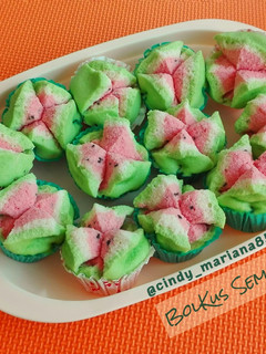 Foto resep Bolu Kukus Semangka no SODA