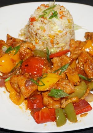 A picture of Chicken Manchurian.