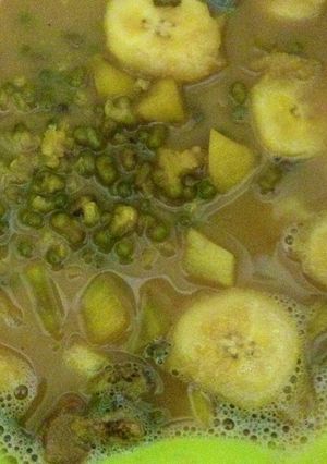 Foto resep Kolak kacang ijo pisang ubi gula merah🤘