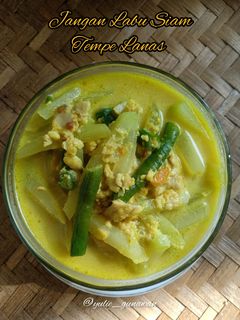 Foto resep Jangan Labu Siam Tempe Lanas
