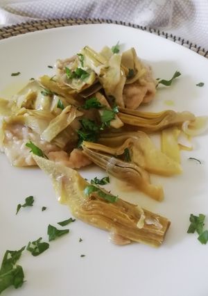 Foto di Scaloppine di maiale con carciofi trifolati