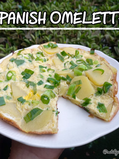 Foto resep Spanish Omelette / Telur dadar Spanyol (Tortilla de Patatas)