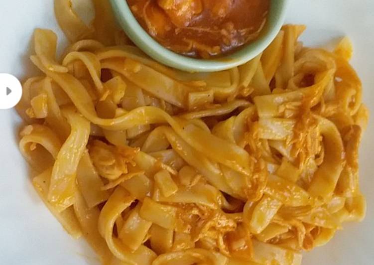 Recipe of Homemade Fettucine pasta (Easy tasty &amp; quick recipe)