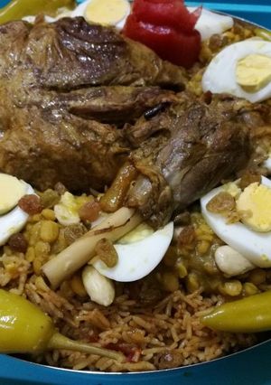 A picture of Rosted Lamb (Iraqi style).