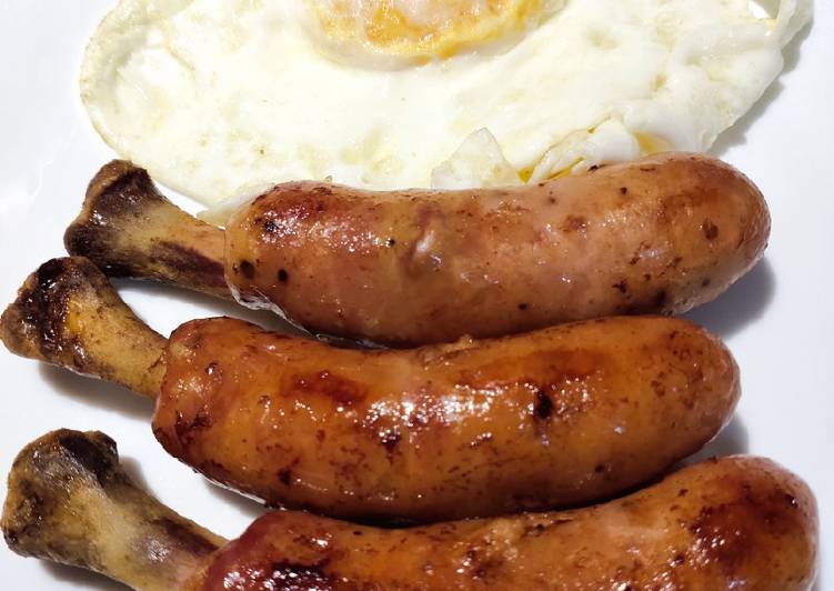 Recipe of Perfect Sausage and Egg