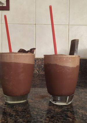 Una foto de Frappes de chocolate
