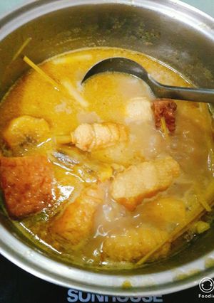 Hình của món Cà ri gà (món chay).