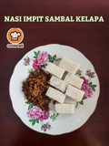 Nasi Impit Sambal Kelapa