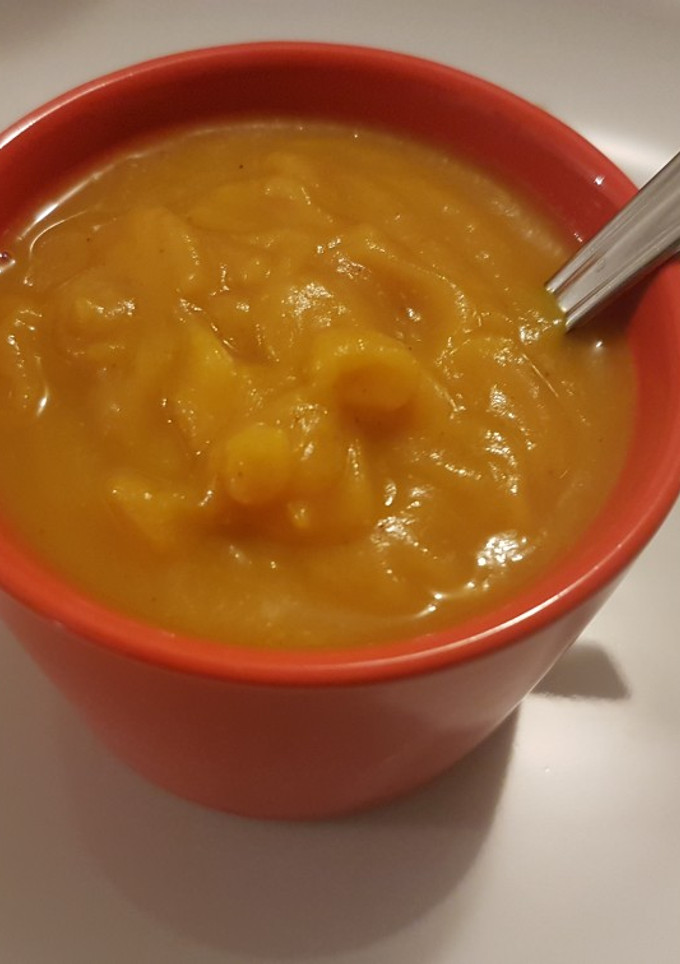 Une photo de Soupe patate douce lait de coco