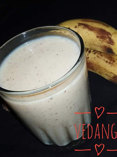 A picture of Banana Milkshake (Sugarfree).
