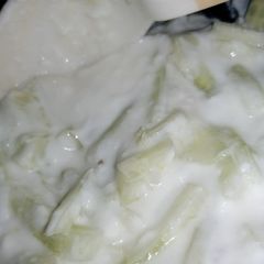 Cucumber raita A picture of Cucumber raita.