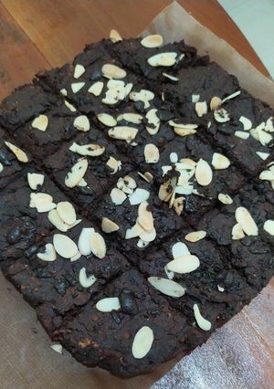 Foto resep Vegan gluten free brownies ubi